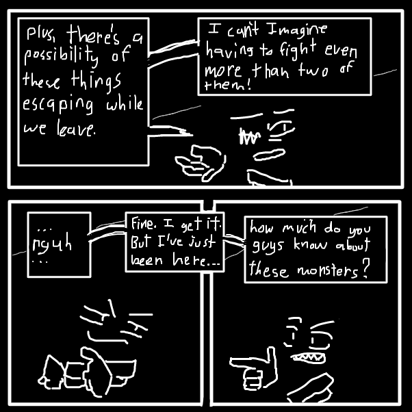 Drawing in CREATURE BREACH PT6 by KringlePringles