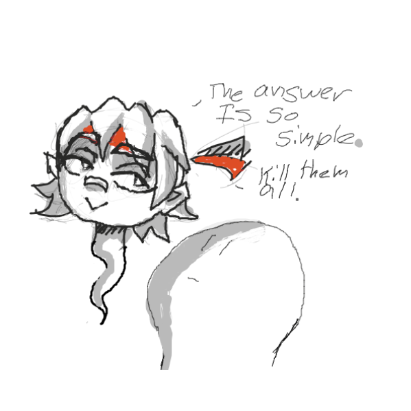 The real answer - Online Drawing Game Comic Strip Panel by HardBLD