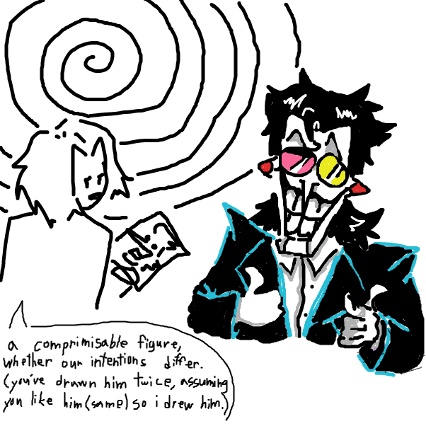 HE'S GOT DEALS, DEALS OF ALL KINDS BABY, COME N' GET EM' - Online Drawing Game Comic Strip Panel by CherryKakyoin