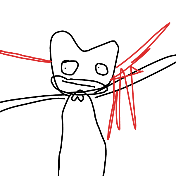 Drawing in bitches suck my dick by theantitroll