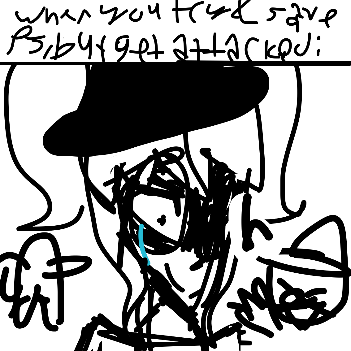 ..welp. i’m going down as the biggest loser in paneljam history 🧍‍♀️ - Online Drawing Game Comic Strip Panel by EmoWeeb_the_Simp