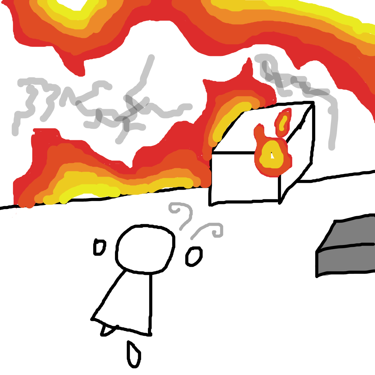 Drawing in what a normal day by Monkeythesloth