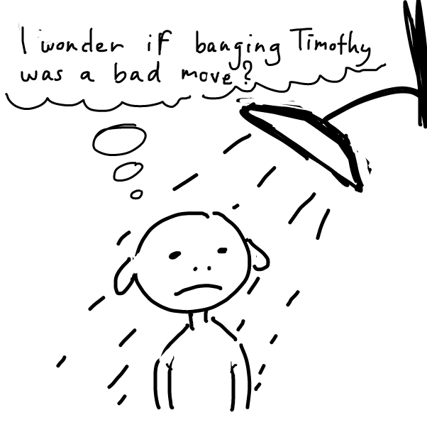 hmmm.. - Online Drawing Game Comic Strip Panel by Peyocay