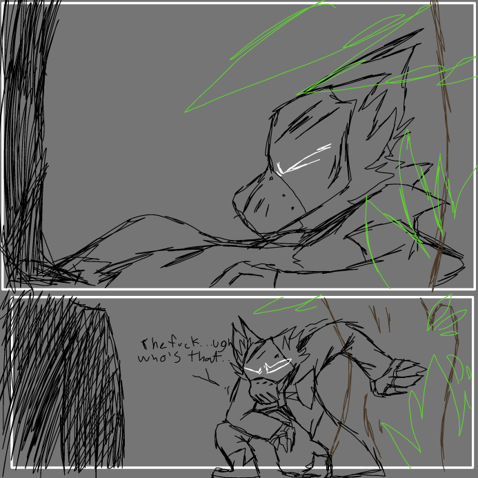  - Online Drawing Game Comic Strip Panel by OneWithTheShadows