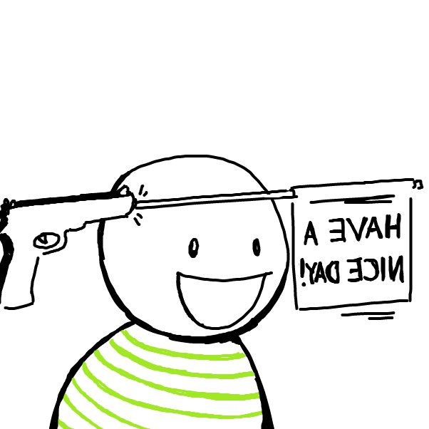 Drawing in What a nice day by Aluminimalism