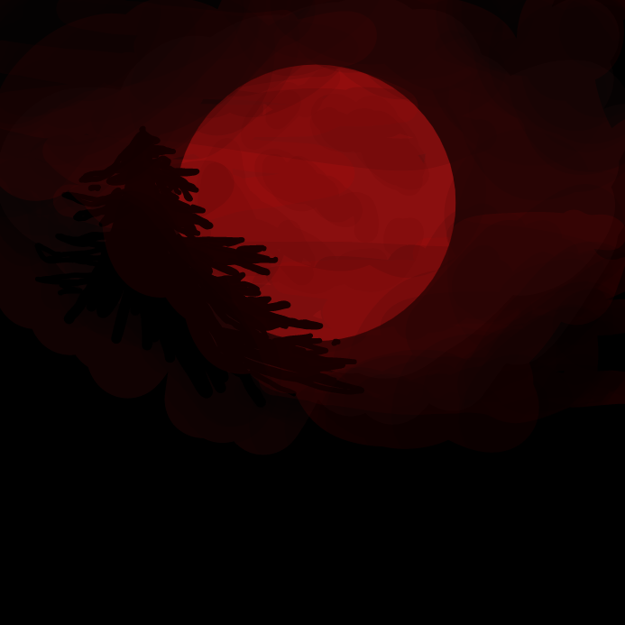 this is a scene from the song Immortal by Lorna Shore and the rising scene of the blood moon lasted from the time-stamp 5:38-5:41. - Online Drawing Game Comic Strip Panel by OneWithTheShadows