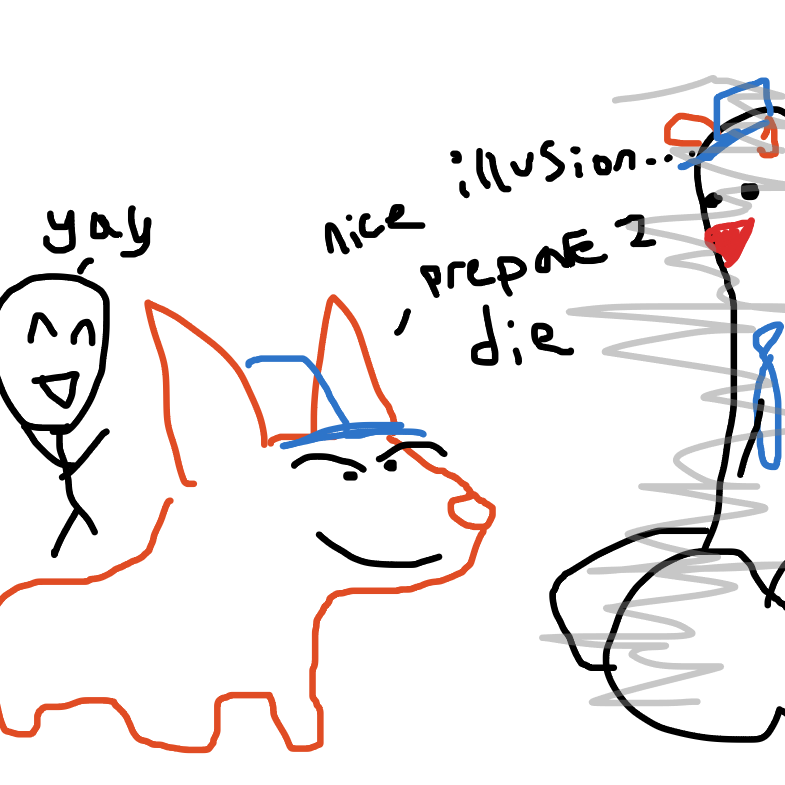 Drawing in chase arrested Duke Of Flappington by bossbaby