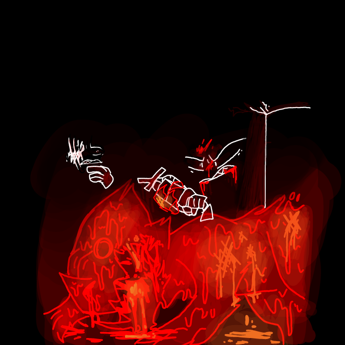 scene from pt 4 - Online Drawing Game Comic Strip Panel by OneWithTheShadows