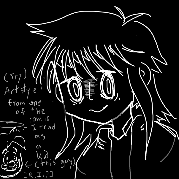 he mostly draw about superstition story or ghost story. he have a very unique artstyle that i couldn't imitated 80% of it  (i didn't start drawing until in grade 7 so that is 3-4 years after found his artstyle)
. 
R.I.P [1959-2017] he have a good art style - Online Drawing Game Comic Strip Panel by FifaSam