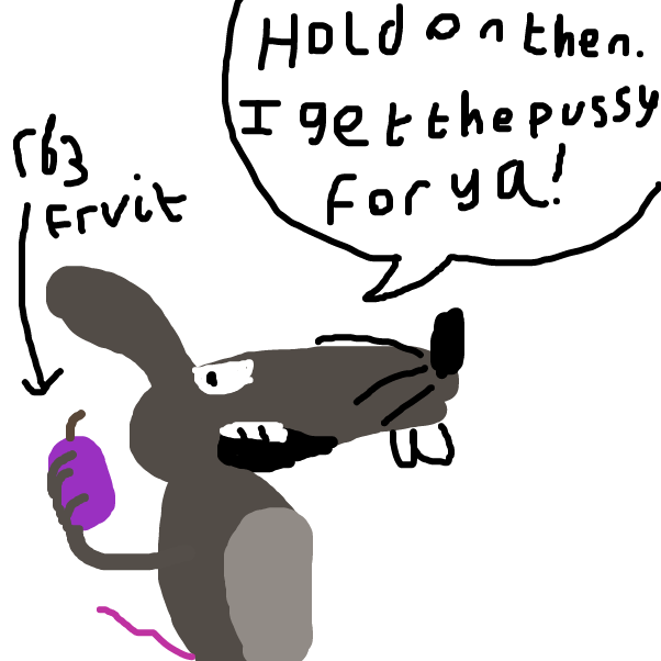 Why stop with Naked Jesette when Ratina Crrok's better. - Online Drawing Game Comic Strip Panel by BananaDoc