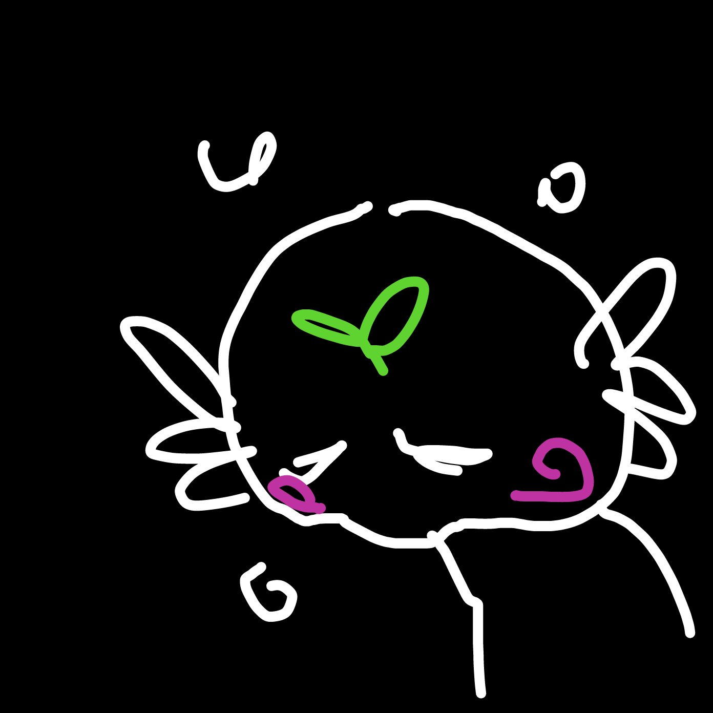 Drawing in Big yawn by Chumky