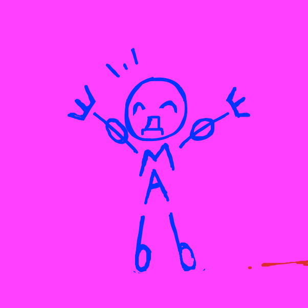 Drawing in Russkiy Yazik Letter Man by incubugs