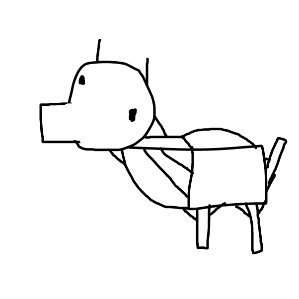 Drawing in Behindin by Snarkle