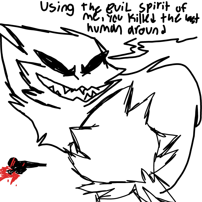 Drawing in one man standing part 1 by OneWithTheShadows