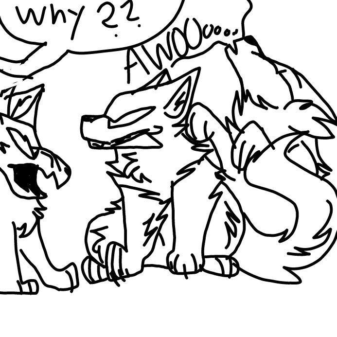 Why Wolves - Online Drawing Game Comic Strip Panel by OneWithTheShadows