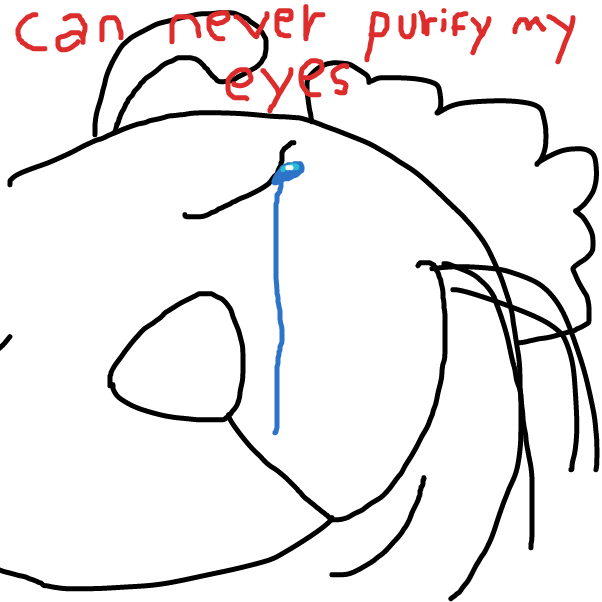 Drawing in fursona :p by Snarkle