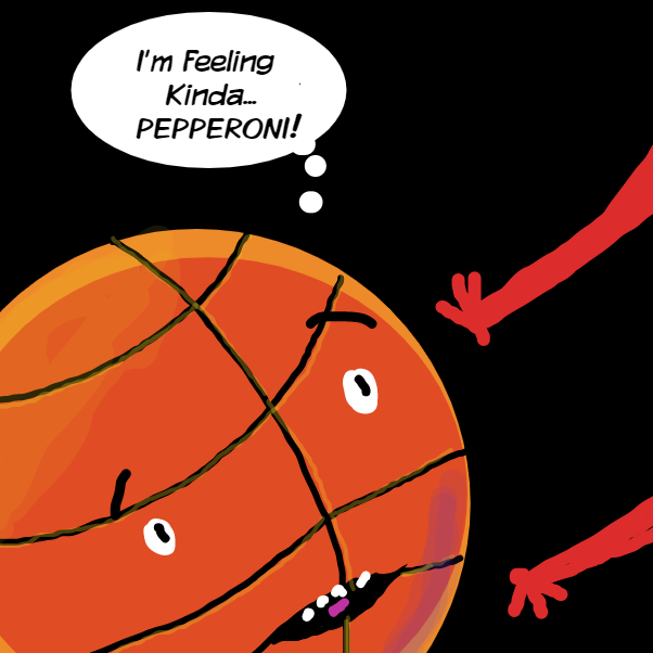 Drawing in The Pepperoni Man by Emjaypatrick