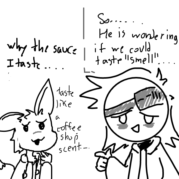 Drawing in could you taste smell..? by FifaSam