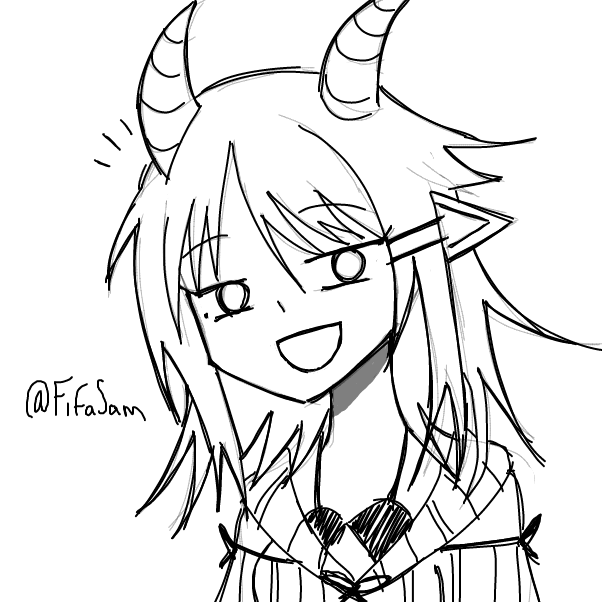 Drawing in COPY ANOTHER JAMMERS STYLE by incubugs