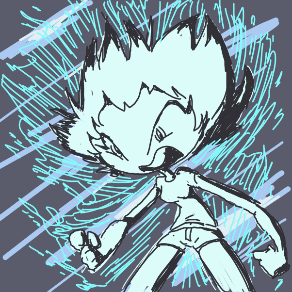 Drawing in Your OC Charging Up  by Sasha_Cakes