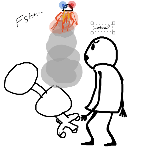 Drawing in Thinking Hat Mark II by Snarkle