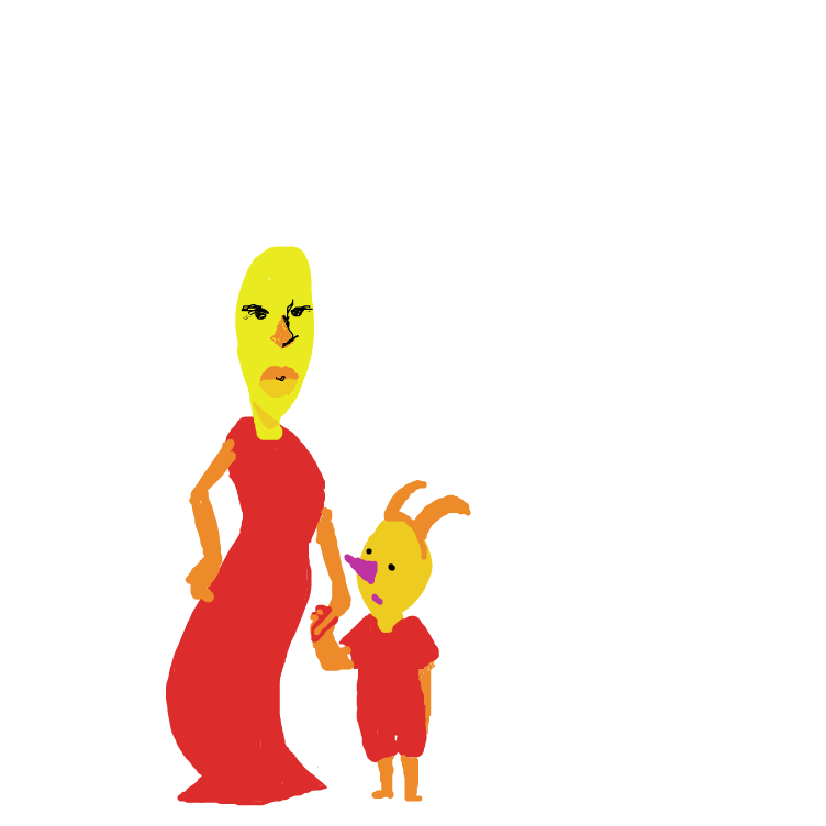 Drawing in Lets Start A Family. by JA