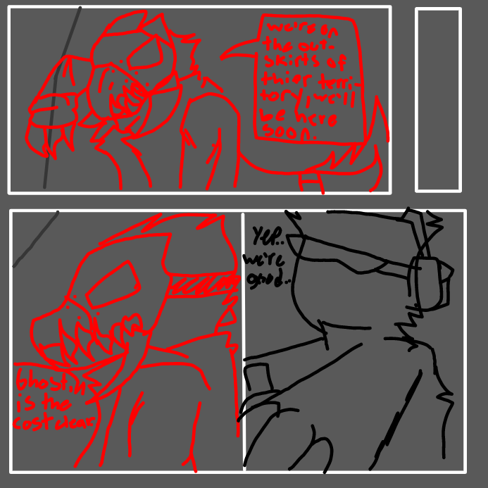  - Online Drawing Game Comic Strip Panel by OneWithTheShadows