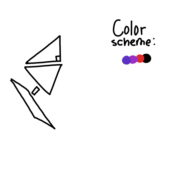 Drawing in Turning a shape into a character by Elle