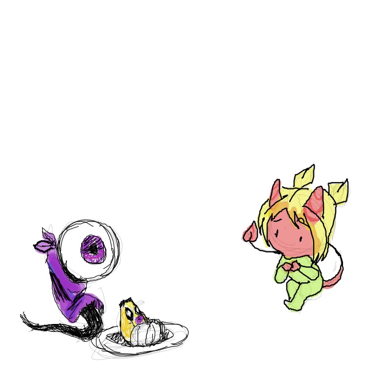 Drawing in Paneljam Babies by JA