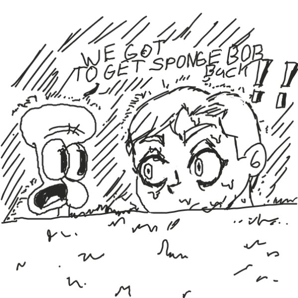 this news is very troubling.  - Online Drawing Game Comic Strip Panel by HardBLD