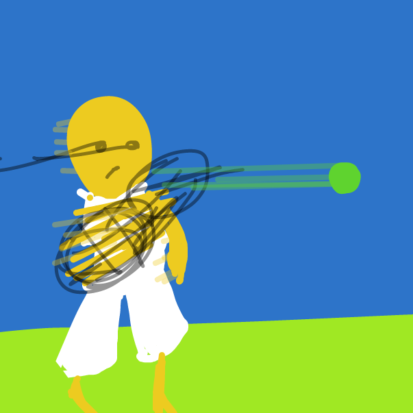 Drawing in Ok, let's play Tennis. For real this time. by FifaSam