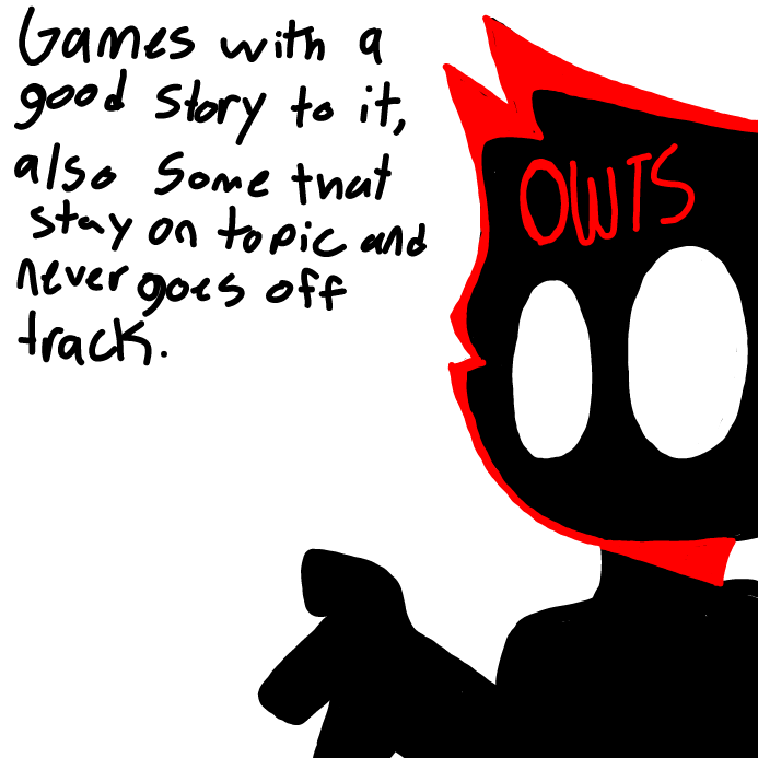 games with good storylines and never goes off topic are just great! - Online Drawing Game Comic Strip Panel by OneWithTheShadows