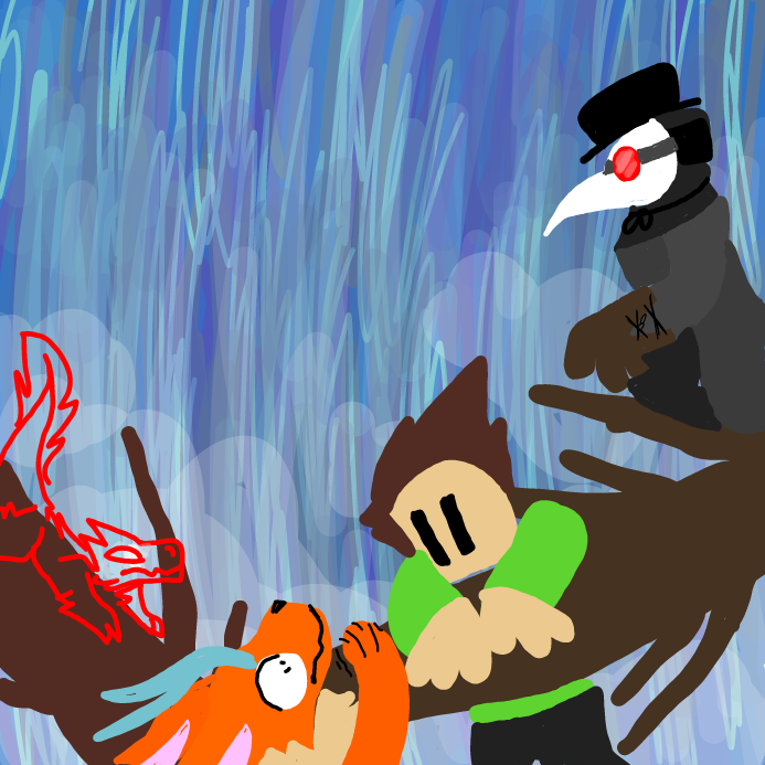 more peeps down there - Online Drawing Game Comic Strip Panel by OneWithTheShadows