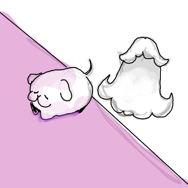 Drawing in Dog  by JA