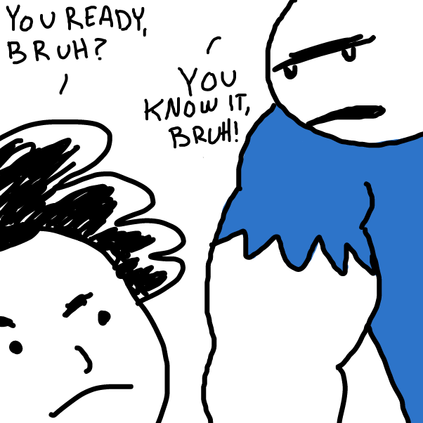 Drawing in the fight by Emjaypatrick