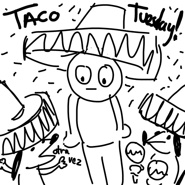 don't let the fact that it's friday bother you - Online Drawing Game Comic Strip Panel by Peyocay