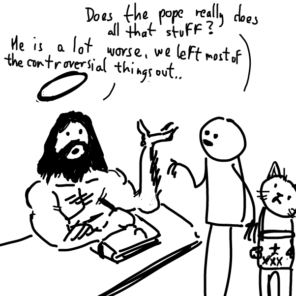 "trying to improve his image a bit" - Online Drawing Game Comic Strip Panel by Peyocay