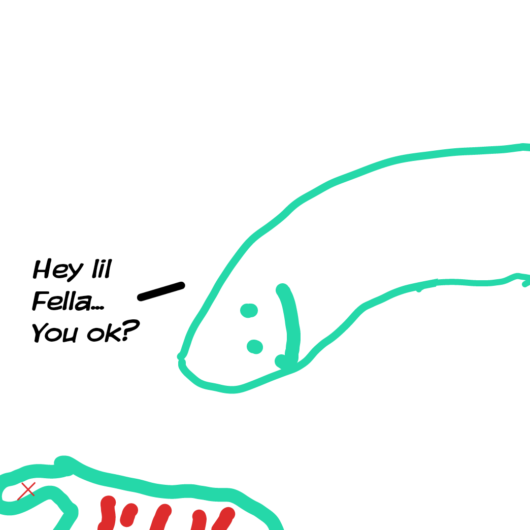 Just bein' nice - Online Drawing Game Comic Strip Panel by Emjaypatrick