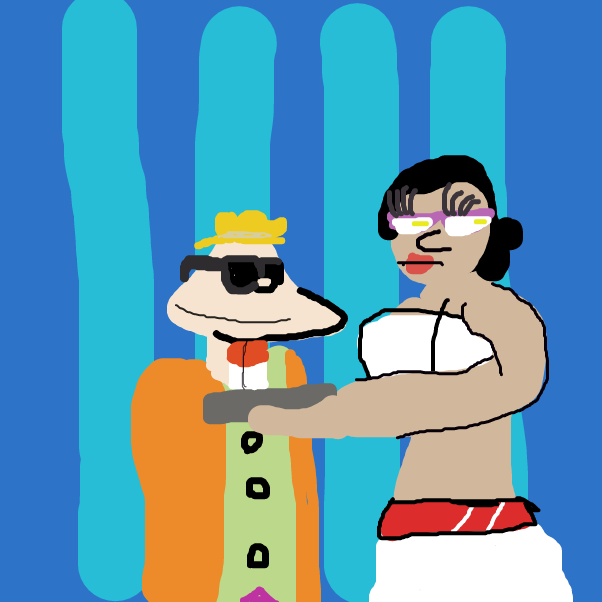 Think up some names for the characters - Online Drawing Game Comic Strip Panel by BananaDoc