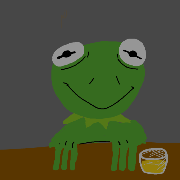 He is drinking!!! - Online Drawing Game Comic Strip Panel by Babo