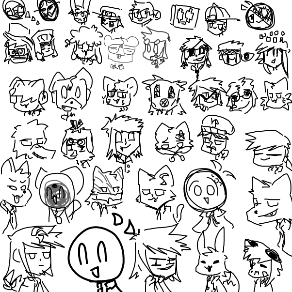 Drawing in trying to fit OC as much as you could by FifaSam