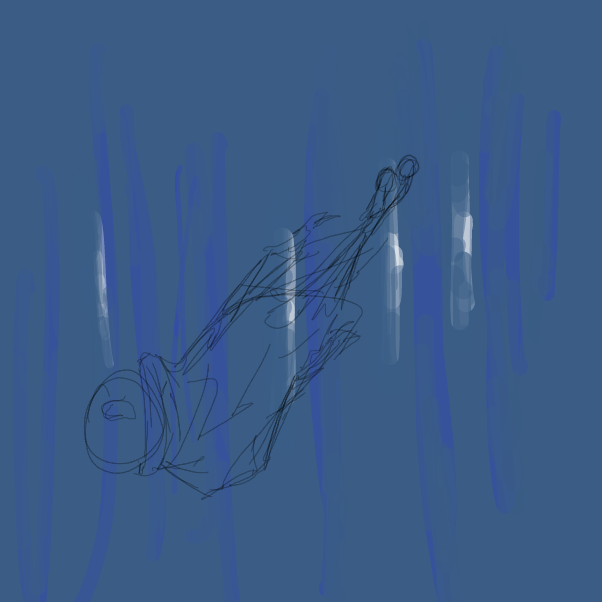 Drawing in Hang in There by JA