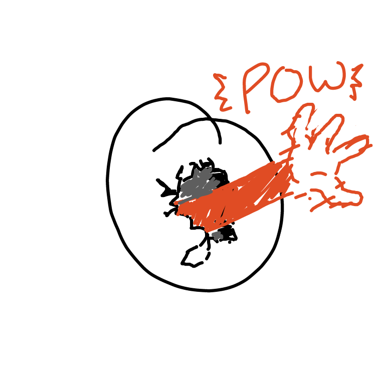 Drawing in used to by Babo