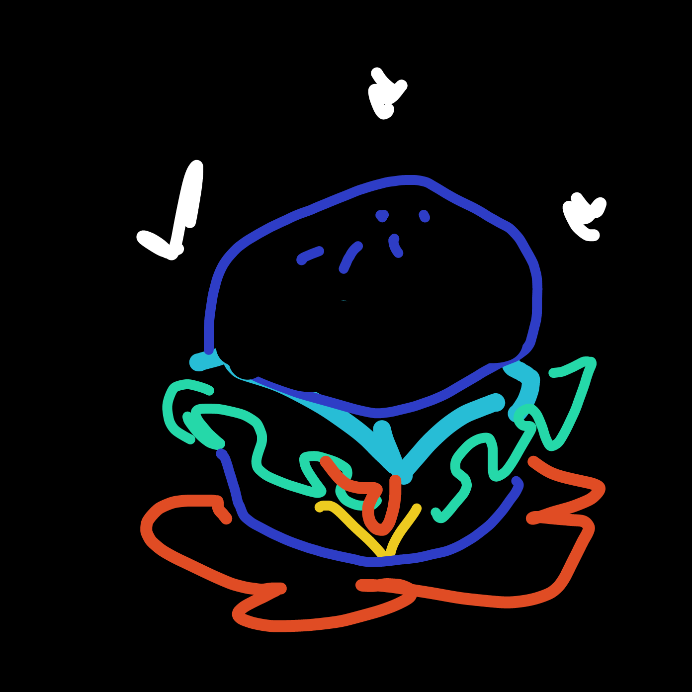 Drawing in Burgr by Chumky