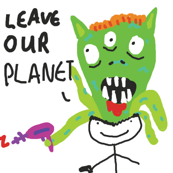 Drawing in Invasion by joshyouart