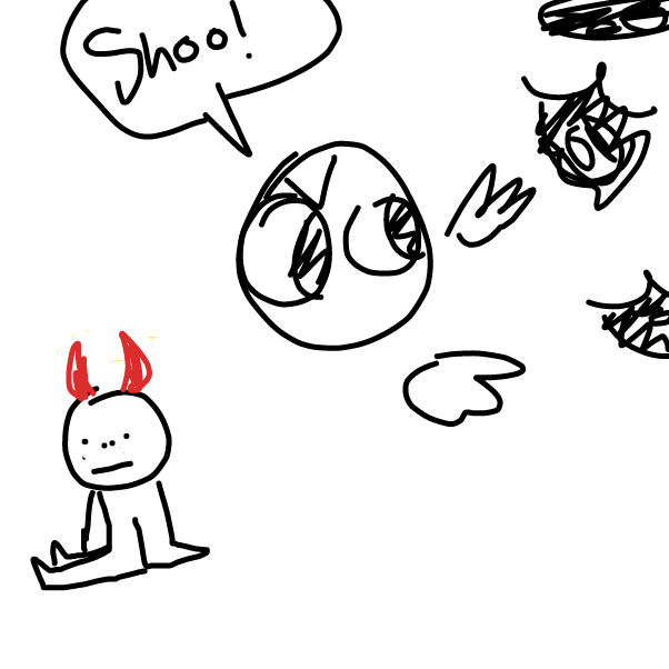 shoo - Online Drawing Game Comic Strip Panel by stupid rat