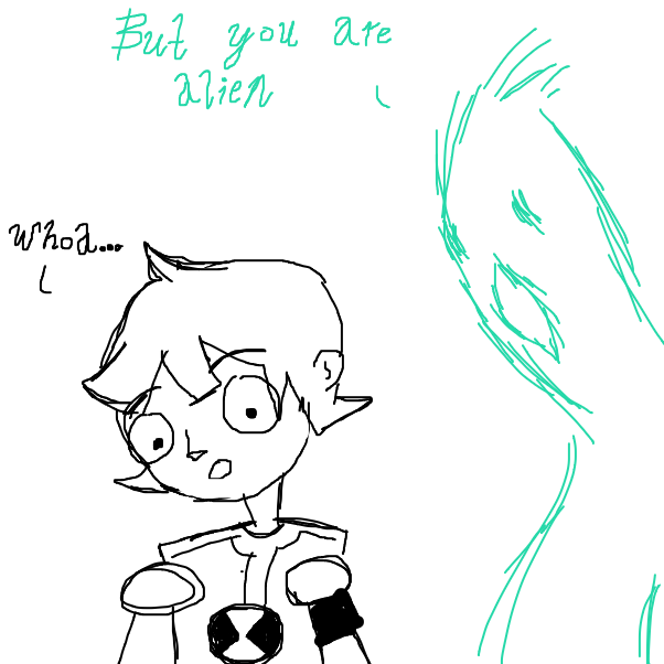 Drawing in Wrong Alien by Skullheart