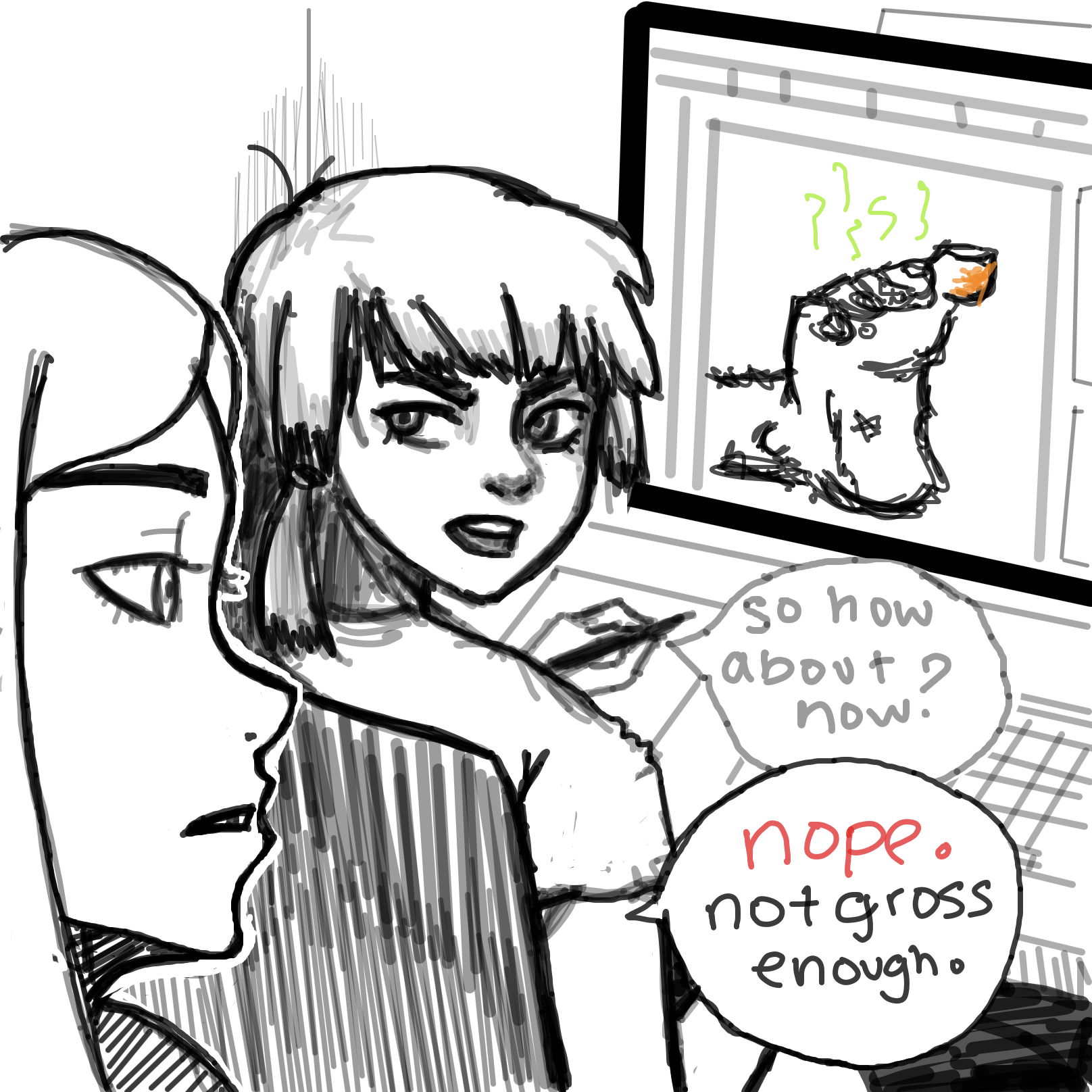  - Online Drawing Game Comic Strip Panel by Dobby1593