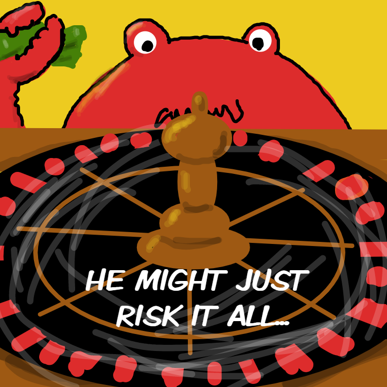 Drawing in If you give a crab a wallet… by Emjaypatrick