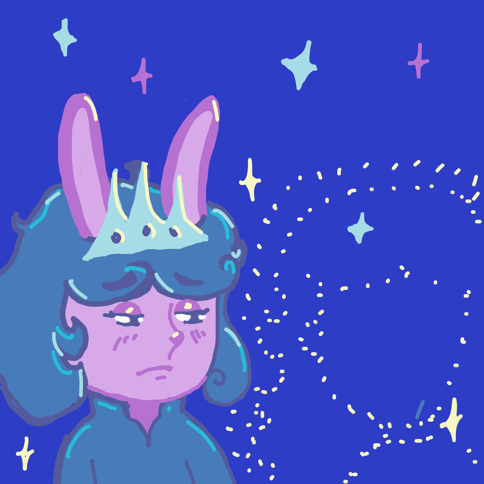 My friend left - Online Drawing Game Comic Strip Panel by Dobby1593